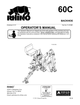 Servis-Rhino Compact Excavator 60C User manual
