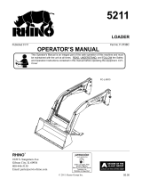 Servis-Rhino Compact Loader 5211 User manual