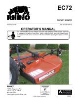 Servis-Rhino Lawn Mower EC72 User manual
