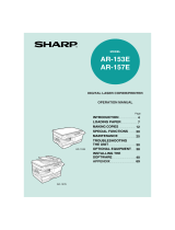 Sharp AR-157E User manual