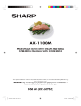 Sharp Microwave Oven AX-1100M User manual