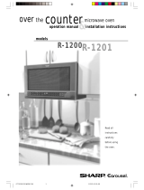 Sharp R-1201 User manual