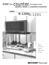 Sharp Microwave Oven R-1200m User manual