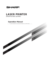 Sharp Printer AR-350 User manual
