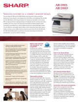 Sharp Printer AR-208S User manual