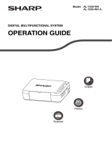 Sharp AL-1035-WH A User manual