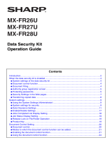 Sharp MX-B382 User manual