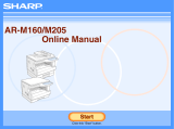 Sharp Copier AR-M205 User manual