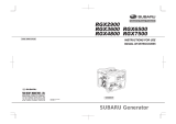 Subaru RGX3600 User manual