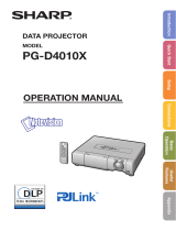 Sharp PG-D4010X User manual