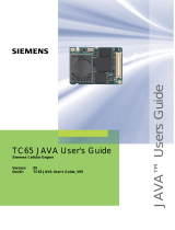 Siemens Network Card TC65 User manual