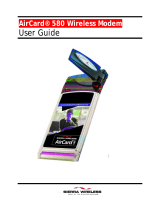 Sierra Wireless 580 User manual