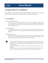 Silex technology SX-2000U2 User manual