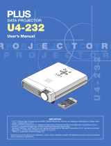 PLUS Vision Projector U4-232 User manual