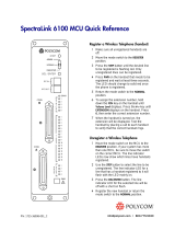 Polycom Telephone 6100 MCU User manual