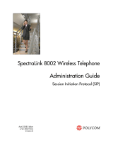 Polycom SpectraLink SL 8002 User manual