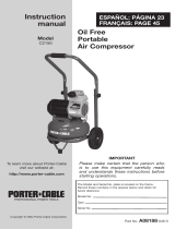 Porter-Cable Air Compressor C2150 User manual