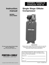 Porter-Cable Air Compressor CPLC7060V User manual