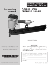 Porter-Cable FR350A User manual