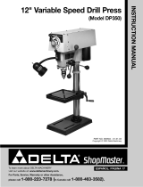 Porter-Cable ShopMaster DP350 User manual