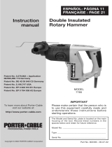 Porter-Cable 7765 User manual