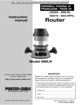 Porter-Cable 690LR User manual
