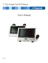 Polaroid Overhead DVD Player User manual