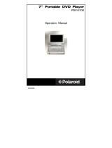 Polaroid DVD Player PDV-0700 User manual