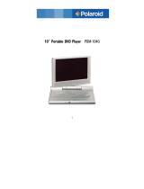 Polaroid DVD Player PDM-1040 User manual