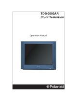 Polaroid CRT Television TDB-3000AR User manual
