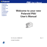 Polaroid Printer P50i User manual