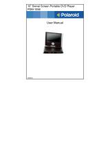 Polaroid Portable DVD Player PDM-1058 User manual