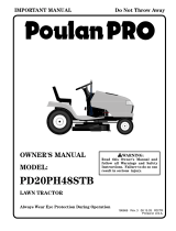 Poulan Pro PD20PH48STB User manual