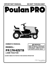 Poulan PR17H42STC User manual