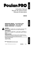 Poulan SM400 User manual