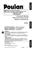 Poulan BV2000 User manual