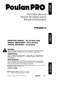 Poulan PPB200 LE User manual