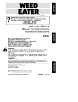 Poulan Brush Cutter 4000C User manual