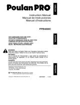 Poulan PPB4000C User manual