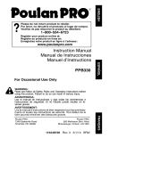 Poulan PPB330 User manual