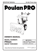 Poulan 414639 User manual