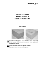 POSIFLEX Business Machines Printer PP5600 SERIES User manual
