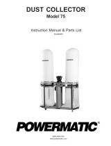 Powermatic Dust Collector 75 User manual