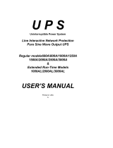 Powercom 800A User manual
