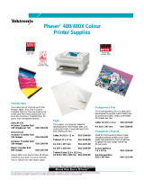 Tektronix Printer Accessories 016-1179-00 User manual