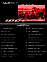 Precision Power PowerClass PC10 C2 User manual