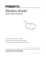 Presto Fryer Kitchen Kettle User manual