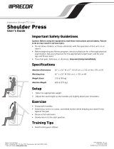 Precor CW34864-101 User manual