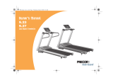 Precor Treadmill 9.27 User manual