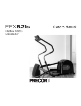 Precor Elliptical Trainer EFX5.21s User manual